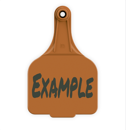 Extra Large Tag